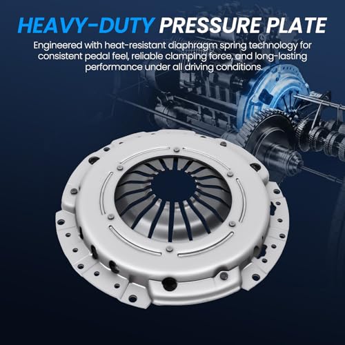 YOMALL Transmission Clutch Kit with Flywheel & Alignment Tool – Compatible with Jetta Golf Beetle 1998-2006 1.8L 1.9L & TT 2000-2006 1.8L Manual Transmission – Replace 17-050 17-072