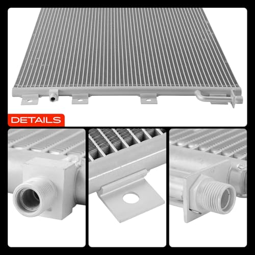 A-Premium Air Conditioning A/C Condenser Compatible with Kenworth C500 2007, K100E 1987-1990, T2000 1999-2005, T270 2009, T300 T400 T600A T800 W900