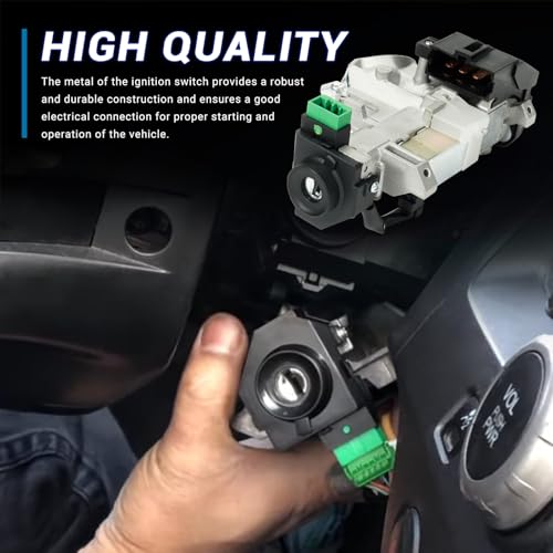 Aumzong 06350-SAA-G30 Ignition Switch Lock Cylinder Assembly with 2 Remote Keys 46 Electronic Chips Compatible with Honda Civic 2006 2007 2008 2009 2010 2011 Replacement# 35100-SDA-A71