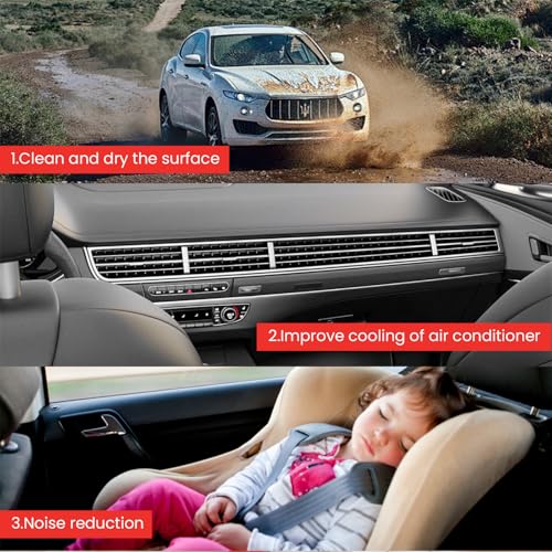 Car Door Rubber Seal Strip, Universal Automotive Weather Stripping Double Layer Self-Adhesive Weatherstrip, Soundproof Sealing Strip for Cars, Trucks, RVs, Pickups (16.4FT)