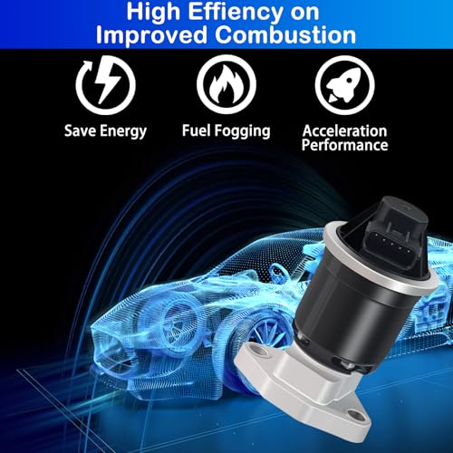 USUCRRE EGV1134 Exhaust Gas Recirculation EGR Valve Compatible with Acura MDX 2010-2013,RL 2009-2012,TL 2009-2013,TSX 2010-2013,for Honda Accord 2008-2012,for Odyssey 2008-2013,for Pilot 2009-2014