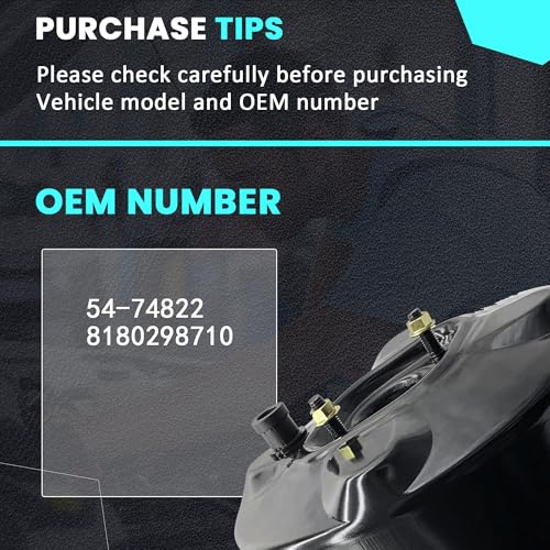 PartsFlow Vacuum Power Brake Booster 54-74822 Compatible with Chevrolet Blazer 98-05 S10 Pickup 98-04 GMC Jimmy 97-05 Sonoma 98-04 Oldsmobile Bravada 98-01 4.2L 4.3L