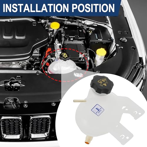 603-841 Coolant Reservoir Tank Replacement for Jeep Compass Renegade
