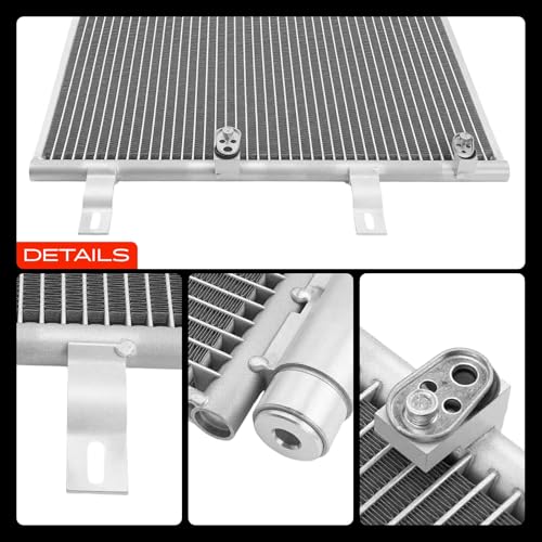 A-Premium Air Conditioning A/C Condenser Compatible with Ford Edge 2007-2010 & Lincoln MKX 2007-2011, 3.5L 3.7L, Replace# 7T4Z19708A