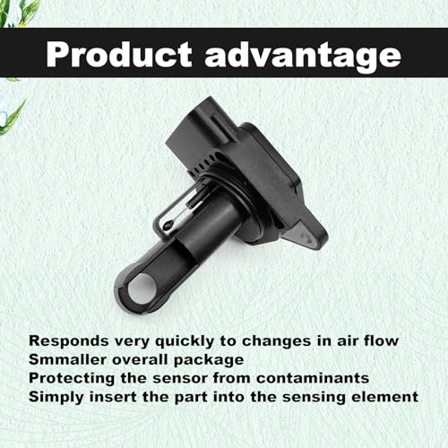 22204-21010 Mass Air Flow Sensor Compatible with Toyota 02-06 Camry 03-08 Corolla 01-10 Highlander 00-07 4Runner 99-10 Tacoma 3.4L 4.0L 01-05 RAV4 Lexus ES300/RX300 3.0L