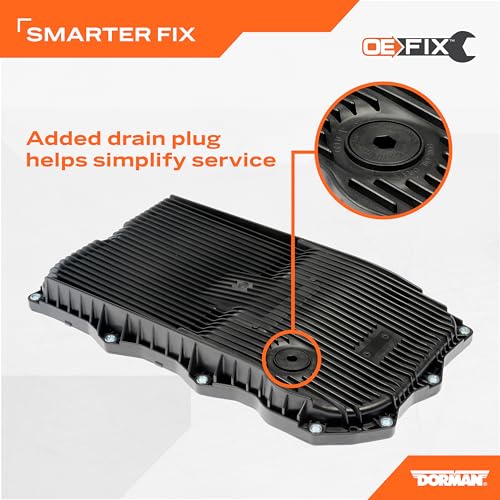 Dorman 265-850 Transmission Pan With Drain Plug, Gasket And Bolts Compatible with Select Models (OE FIX)