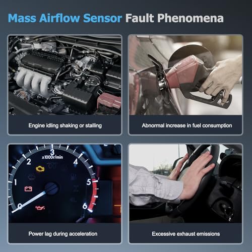 OTO-K Mass Air Flow Sensor MAF Compatible with Chevy Equinox Malibu GMC Terrain 2016 2017 2018 2019 2020 2021 2022 1.5L 4L,Replaces # 23366103
