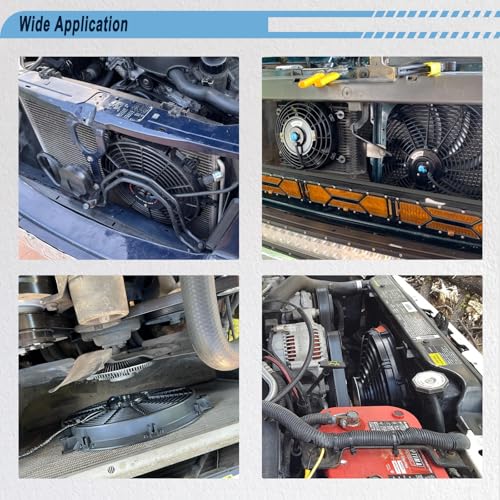 Gjhch Radiator Cooling Fan Compatible with 08-15 Town & Country, 5058674AA