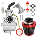 FVRITO PZ20 Carburetor Kit for Tao tao Coolster 125cc 110cc 90cc 70cc 50cc Kazuma Baja Chinese ATV Quad 4 Wheeler SunL NST Roketa Loncin Lifan XR80 CRF70 4 Stroke Go Kart Pit Dirt Bike Parts