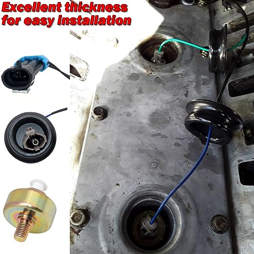 Knock Sensor Wiring Harness for Chevy Suburban Silverado Avalanche Tahoe GMC Sierra Yukon Cadillac & More GM Vehicles, Replace# 12601822, 917-033 CHENHO (2, Knock Sensors & Harness)
