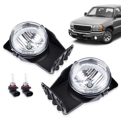 PIT66 Fog Lights, Assembly Left/Right Clear Lens + Wire Harness