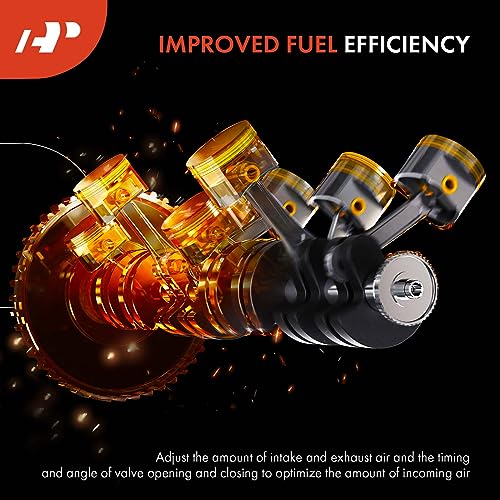 A-Premium 4-PC Camshaft Position Sensor + 4-PC Camshaft Adjuster Magnet Solenoid Kit Compatible with Mercedes-Benz Vehicles - 2006-2015 - C, CLK, CLS, E, G, GL, GLK, ML, R, S, SLK - Intake & Exhaust