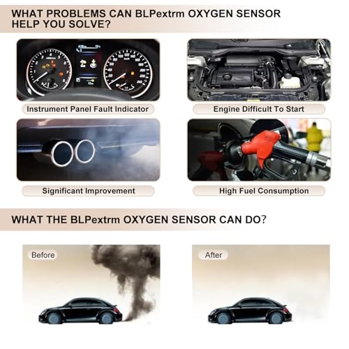 Oxygen O2 Sensor Upstream Downstream for Chry 300, for Dodge Challenger Charger Dakota Durango Grand Caravan Journey Neon Nitro, for Jeep Commander Grand Cherokee Wrangler JK 56028994AA, 56028994AB