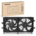 A-Premium Engine Radiator Cooling Fan Assembly Compatible with Select Chevrolet & Buick Models - Impala 2006-2011, Monte Carlo 2006-2007, Lacrosse 2008 - Replace# 89018690, 89018691