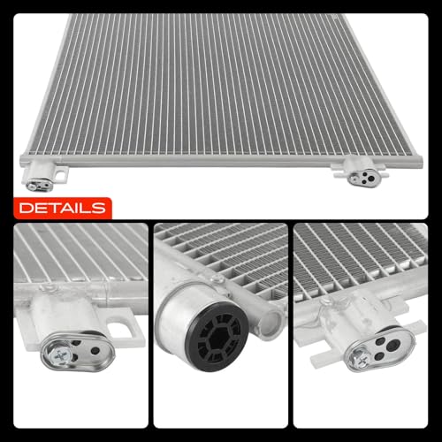 A-Premium Air Conditioning A/C Condenser Compatible with Nissan Rogue Sport 2017-2022, L4 2.0L, Replace# 68312697AA, 68312697AB