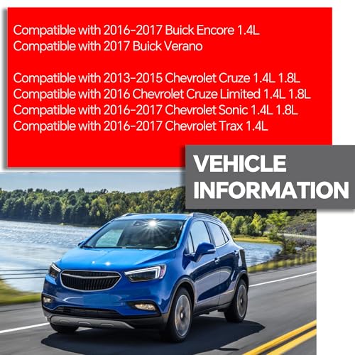 AdvanEX Mass Air Flow Sensor Meter MAF Compatible with Chevrolet Cruze Sonic 1.4L 1.8L Trax 1.4L Cruze Limited 1.4L 1.8L & Buick Encore 1.4L Verano Replace OE 0280218419 ONLY