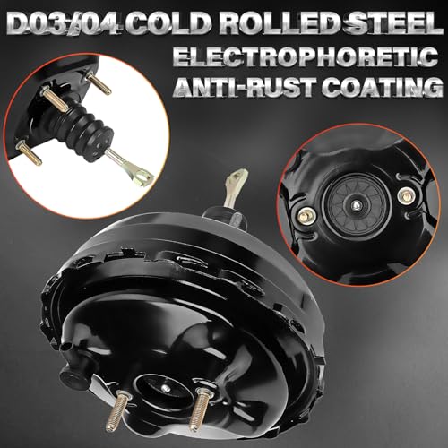 Fexhull 54-71061 Vacuum Power Brake Booster Fit for Chevy S10 GMC Jimmy Sonoma 1995-1997 for Hombre Bravada 1996-1997 S10 1995-1998 18029999, 8180299990