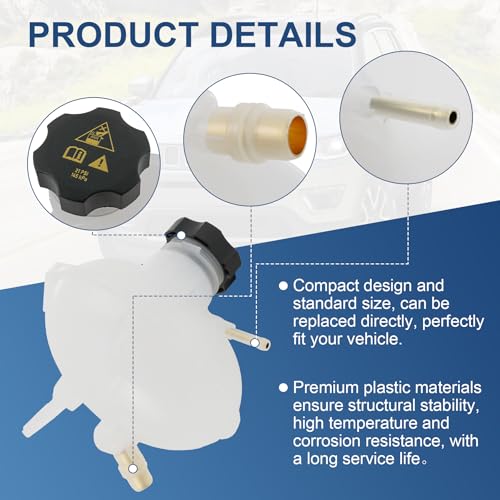 603-841 Coolant Reservoir Tank Replacement for Jeep Compass Renegade