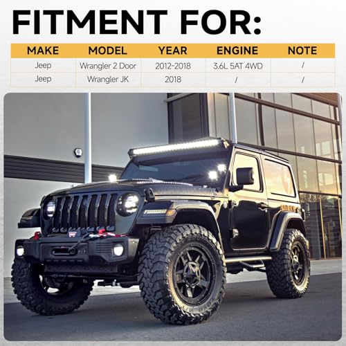 WildGear Rear Drive Shaft Fit for Jeep Wrangler 2-Door 2012-2018 3.6L 5AT 4WD / Jeep Wrangler JK 2018# 52123555AA