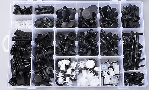 OAUTOO 209pcs for Jeep Wrangler JK 2007-2018 Auto Body Interior and Exterior Retainer Fastener Clip Assortment