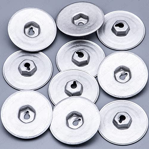 Rexka 10pcs Body Flanged Hex Nut 07146949380 for BMW & Mini Cooper 1984 - On