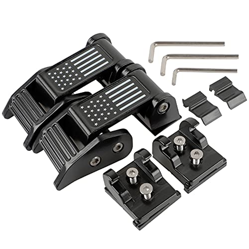 Hood Latches Lock Catch fits 2007-2018 Wrangler JK JKU 18-25 JL JLU Pair