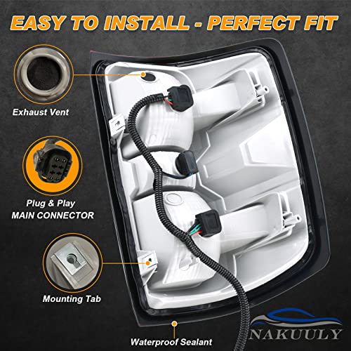 Right Tail Light Compatible With 2014 2015 Chevy Silverado 1500 2500 3500