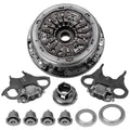 6DCT250 DPS6 Auto Transmission Clutch Kit with Clutch Release Fork Lever Compatible with Dual Ford Focus Fiesta 2011-2019 B-Max 2012-2019 Ecosport 2013-2019, Repalce# 602000800