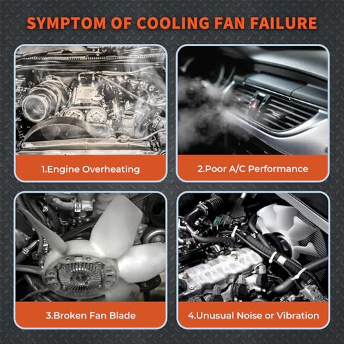 labwork Radiator Cooling Fan Replacement for Chevrolet Malibu 2004-2012 Replacement for Pontiac G6 2005-2010 620610