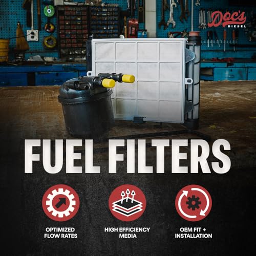 Doc's Diesel Fuel Filter DFD4625 | Compatible with Ford 6.7L Powerstroke F250, F350, F450 2017+ | Replaces FD4625