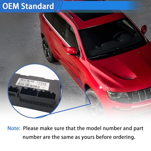 68395074AA Transfer Case Control Module Compatible with Dodge Durango/Grand Cherokee 2014 2015 with 2-Speed Replace 05150732AE 5150732AC 5150732AD 5150732AE