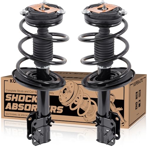 KUIPERAUTO 172901 172902 Front Pair Complete Struts Coil Spring Assembly Compatible for 2013-2018 Nissan Altima 4CYL Sedan Shock Absorbers Replacement (2Pcs)