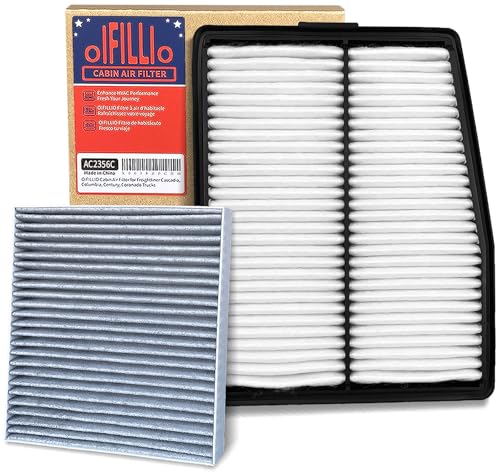 OIFILLIO Engine Cabin Air Filter for Tucson Hybrid(2022-2025), Santa Fe Hybrid(2021-2025), Sorento Hybrid(2021-2025),Sport-age Hybrid(2023-2025), 28113L5100&97133L1000