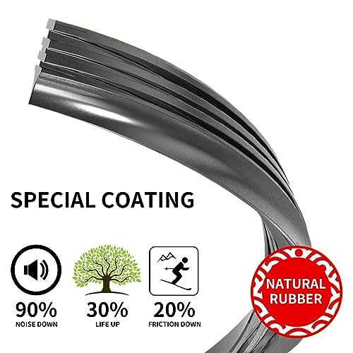 WINNERS Windshield Wiper Blades for 2024 2025 2026 Chevy Trax - Front & Rear Set, OEM Exact Fit, All-Season Rubber with Premium Aerodynamic Design