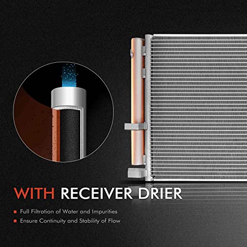 A-Premium Air Conditioning A/C Condenser Compatible with 2005-2012 Toyota Tacoma 2.7L 4.0L, Replace# 8846004210