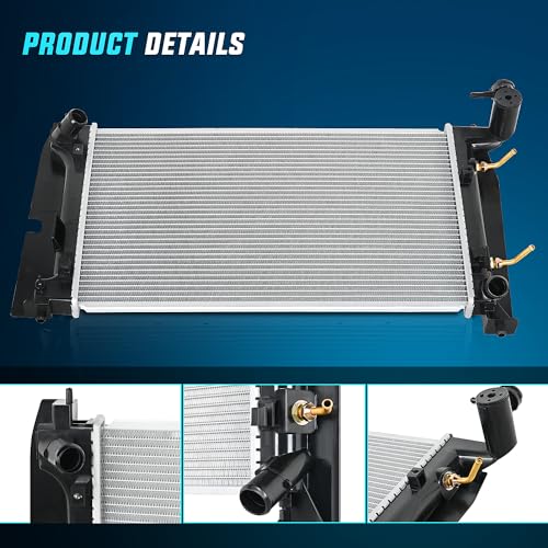 Nilight Radiator for Toyota Corolla 2003 2004 2005 2006 2007 2008,Toyota Matrix 2005 2006 2007 2008 2009 2010 2011 2012 2013 2014 2015-2018,Pontiac Vibe 2003-2008 Engine: 1.8L l4 Aspirated