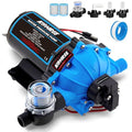 Kohree 12V RV Water Pump 7.5GPM 70PSI Self-Priming 5-Chamber Diaphragm Pump