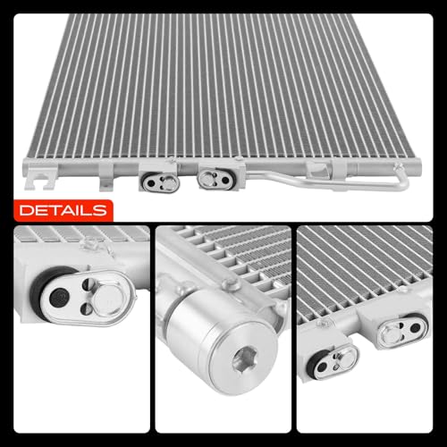 A-Premium Air Conditioning A/C Condenser Compatible with 2010-2015 Chevrolet Equinox & 2010-2015 GMC Terrain, Replace# 20839794