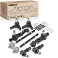A-Premium 8Pcs Front Suspension Kit, Upper & Lower Ball Joint, Inner & Outer Tie Rod End, Compatible with Toyota Tacoma 1995-2004, RWD Only, with Power Steering