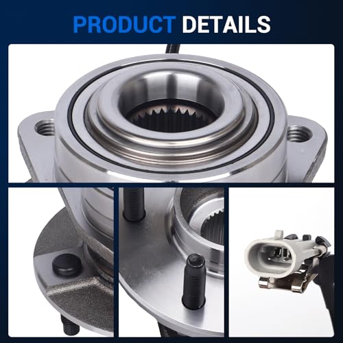 Autoround 513189 Front Wheel Hub and Bearing Assembly fit for Chevy Equinox 2005-06, Saturn Vue 2002-07, Pontiac Torrent 2006