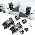 Seven Sparta Hood Latches Aluminum Hood Catch Compatible with Jeep Wrangler JK/JKU 2007-2017, JL/JLU 2018-2022 & Jeep Gladiator 2020-2022, 1 Pair (Skull)