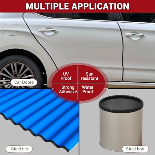 Rubber Edge Trim, 1/16" Self Adhesive Flexible U Channel Edge Protecter for Sheet Metal, Car Doors, U Shaped Sharp Edge Guards, Fit for 0-5/64" Wide Edge, Black Color, 10Ft, EPDM Material