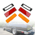 LAFORMO El Camino Side Marker Light - Set of 4 Front and Rear Side Marker Lens Light Compatible With 1982 1983 1984 1985 1986 1987 Chev-y El Camino,GM-C Caballero #913417, 929986