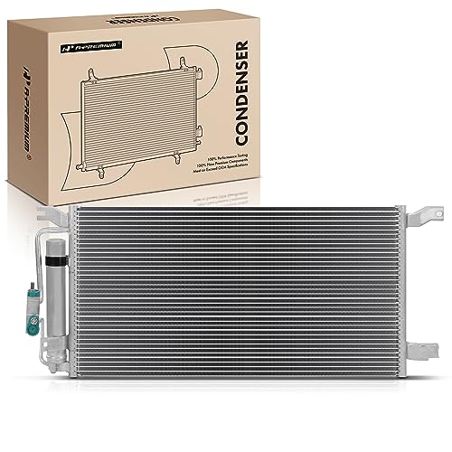 A-Premium Air Conditioning A/C Condenser Compatible with Chevrolet Venture 2001-2005, Uplander & Buick Rendezvous, Terraza & Oldsmobile Silhouette & Pontiac Aztek, Montana & Saturn Relay