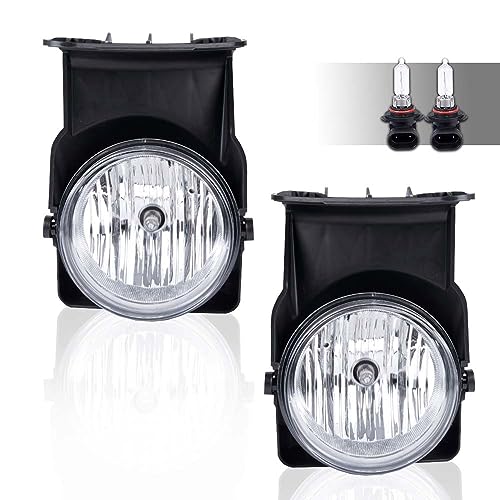 PIT66 Fog Lights, Assembly Left/Right Clear Lens + Wire Harness