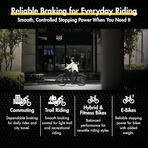 TEKTRO E10.11 Resin Disc Brake Pads | Organic Resin | Smooth & Powerful Braking | Easy Replacement