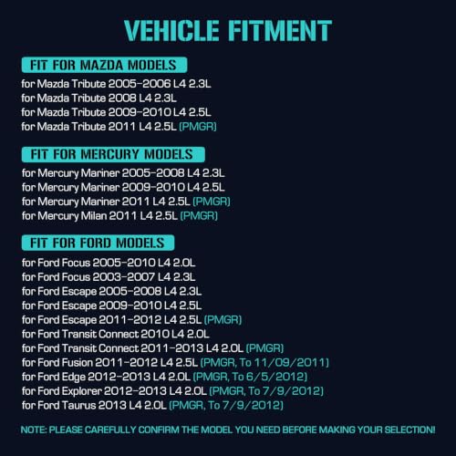 6674 Starter for Ford Escape 2.3L 2.5L 2005-2012, Focus 2.0L 2.3L 2003-2010, Explorer 2.0L 2012-2013, Transit Connect 2.0L 2010-2013, for Mazda Tribute Mercury Mariner 2.3L 2.5L 2005-2010