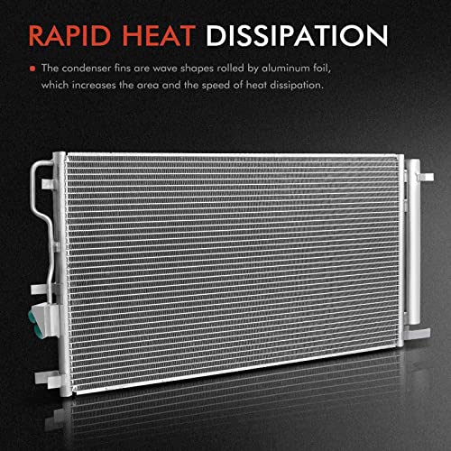 A-Premium Air Conditioning A/C Condenser Compatible with 2005-2012 Toyota Tacoma 2.7L 4.0L, Replace# 8846004210