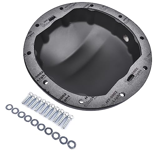 Aluminum Ring Gear DIff 10 Bolt Cast Differential Cover 8.5 & 8.6'' Replacement for Chevy Sierra Silverado 1500 Camaro