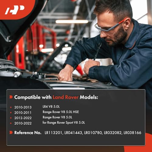 A-Premium P.CV Valve Cover Cap Repair Kit Compatible with Land Rover Range Rover 2010-2022, LR4 2010-2013, Range Rover Sport 2010-2022, Replace# LR032082, LR010780